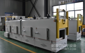 NMT-SDL-2005 新能源汽車電機產品塗膠後膠水固化熱套冷卻通道加熱隧道爐(安徽航大)